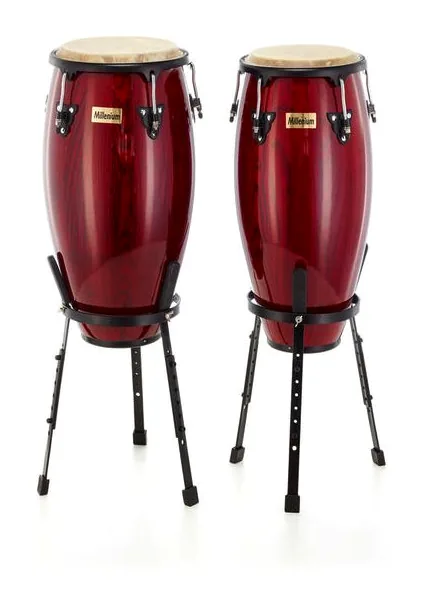 Millenium MC890WR Conga Set with Gigbags, vista frontale, photo 3