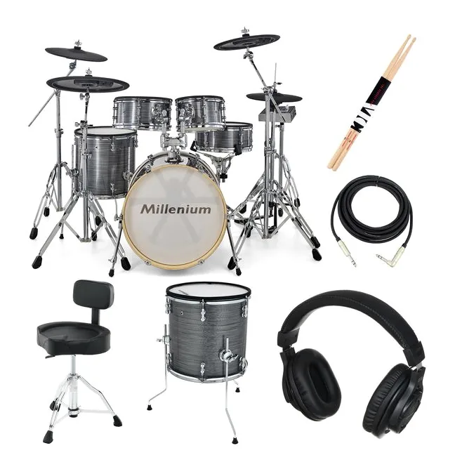 Millenium MPS-1000 E-Drum Complete Bundl, dettaglio frontale