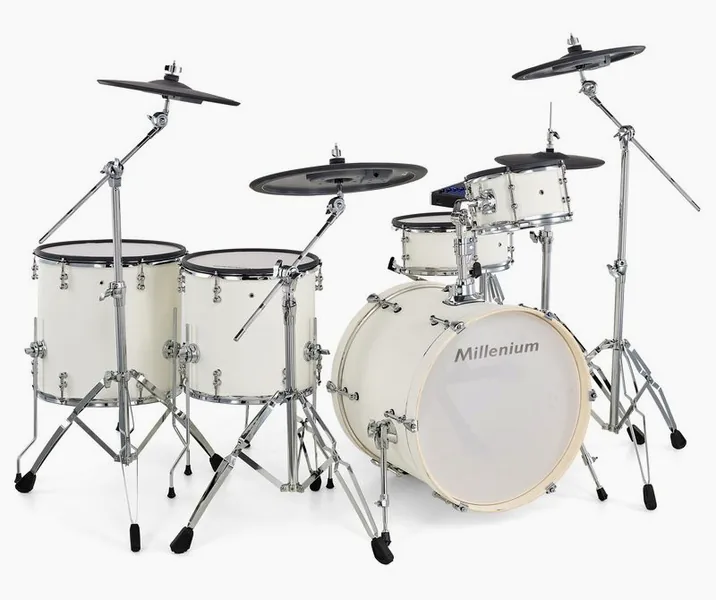 Millenium MPS-1000 D2 E-Drum Set PW, vista di lato, photo 3