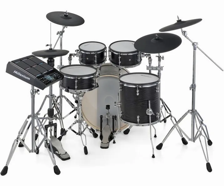 Millenium MPS-1500 Hybrid-X E-Drum Set, su sfondo neutro, photo 4