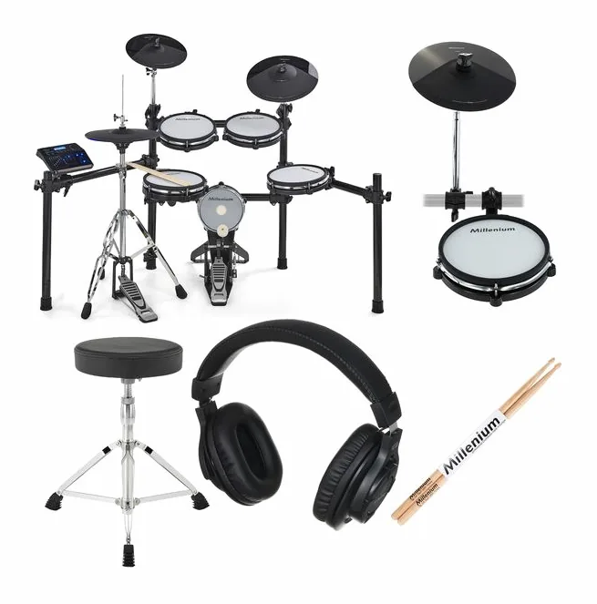 Millenium MPS-750X E-Drum Complete Bundl, dettaglio frontale