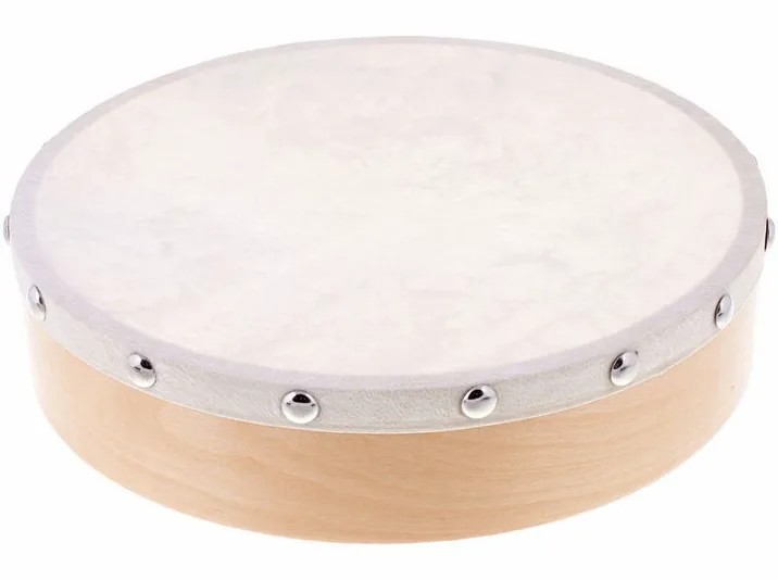 Millenium 8" Frame Drum Natural Skin, vista frontale, photo 2