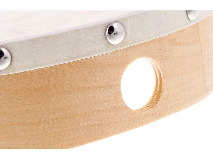 Millenium 8" Frame Drum Natural Skin, vista di lato, photo 4