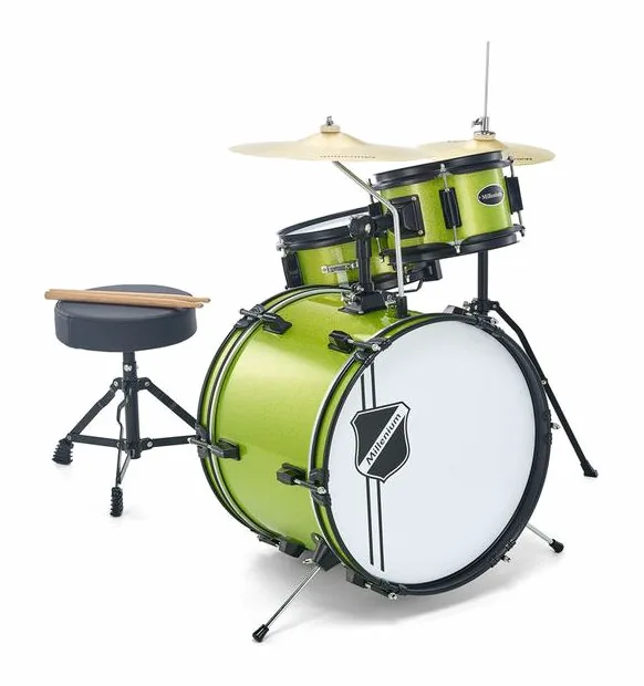 Millenium Youngster Drum Set Green, vista dall'alto, photo 2
