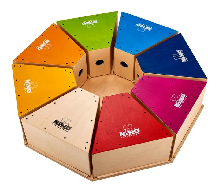 Nino 954-2 Deluxe Classroom Cajons, dettaglio frontale