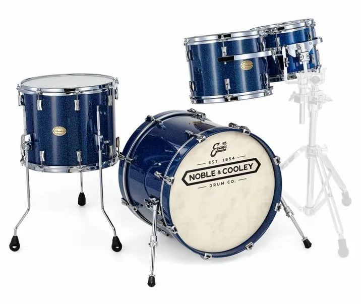 Noble & Cooley CD Maple Cairo Blue Spkl. Kit, vista di lato, photo 3