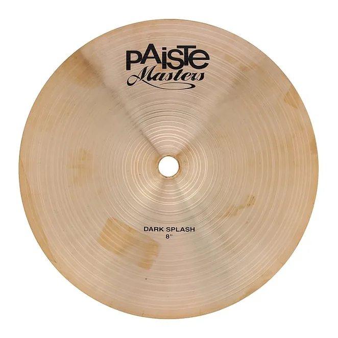 Paiste 08" Masters Dark Splash, vista frontale, photo 3