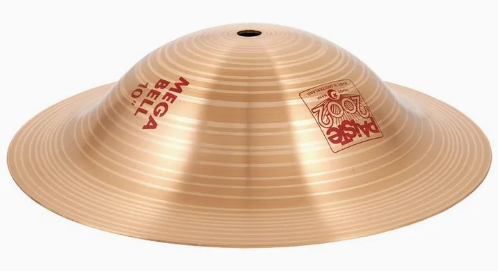 Paiste 10" 2002 Mega Bell, dettaglio ravvicinato, photo 2