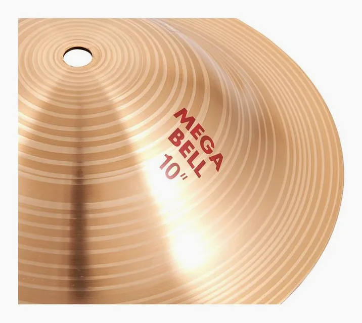 Paiste 10" 2002 Mega Bell, vista dall'alto, photo 4