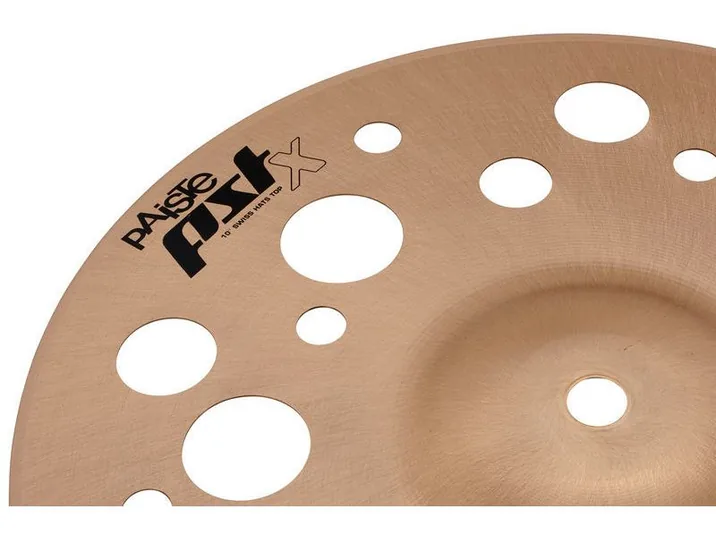 Paiste 10" PSTX Swiss Hats, vista frontale, photo 3