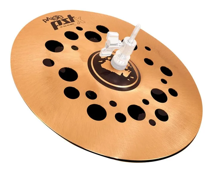 Paiste 12" PSTX DJs 45 Hats, di fronte su sfondo neutro
