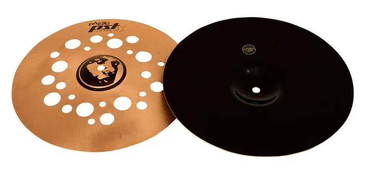 Paiste 12" PSTX DJs 45 Hats, su sfondo neutro, photo 3