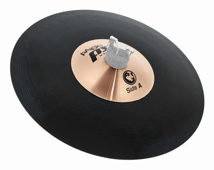 Paiste 12" PSTX DJs 45 Ride, di fronte su sfondo neutro