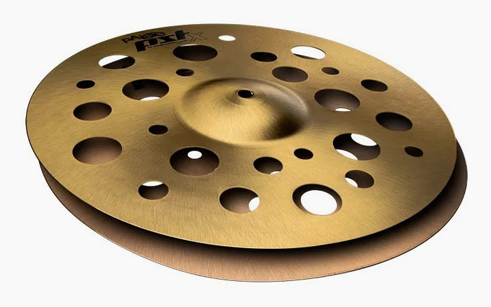 Paiste 12" PSTX Swiss Flanger Stack, dettaglio frontale