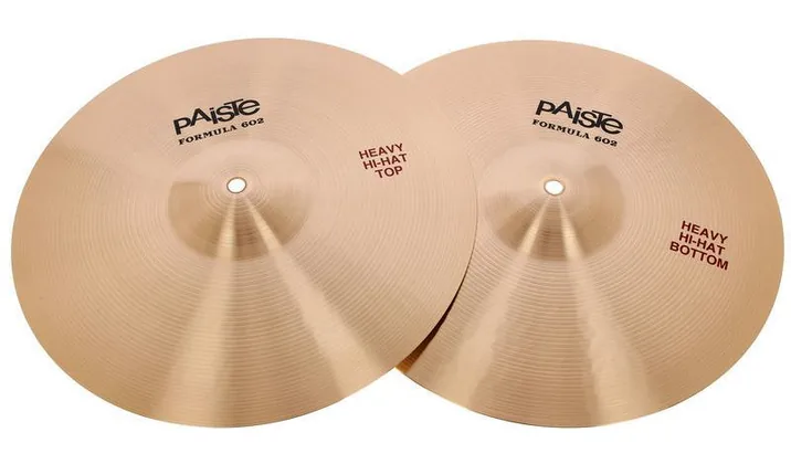 Paiste 14" 602 Heavy Hi Hat, su sfondo neutro, photo 2