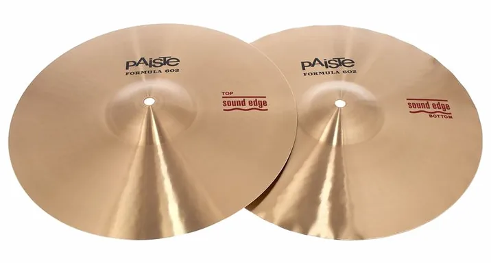 Paiste 14" 602 Sound Edge Hi Hat, vista di lato, photo 2