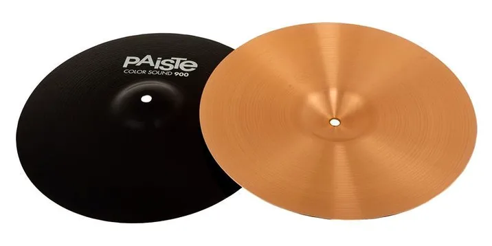 Paiste 14" 900 Color Heavy Hi-Hat BK, vista dall'alto, photo 3