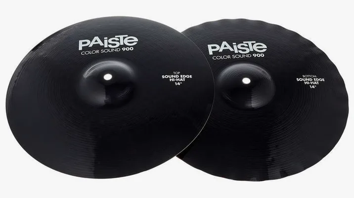 Paiste 14" 900 Color SE Hi-Hat BK, vista dall'alto, photo 2