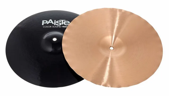 Paiste 14" 900 Color SE Hi-Hat BK, vista di tre quarti, photo 3