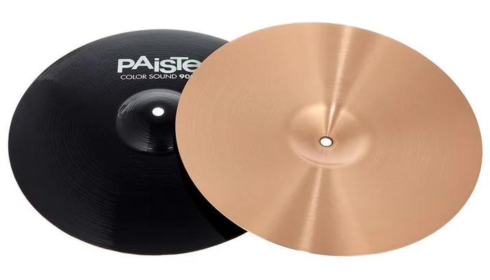 Paiste 14" 900 Color Sound Hi-Hat BK, vista frontale, photo 3