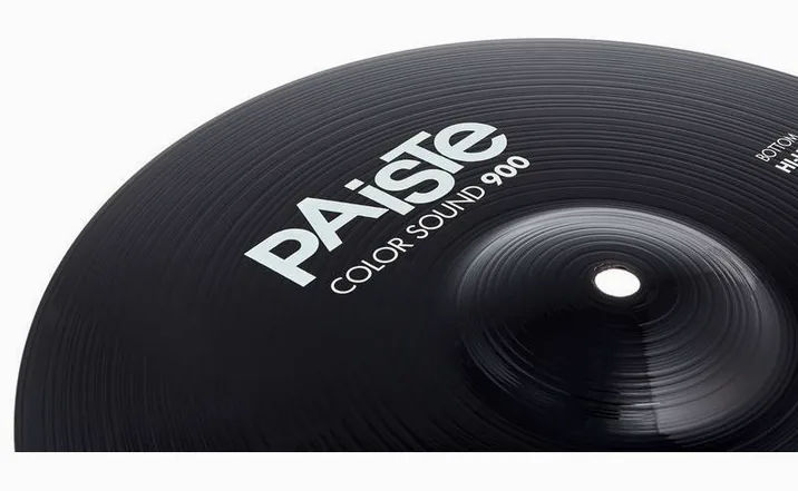Paiste 14" 900 Color Sound Hi-Hat BK, su sfondo neutro, photo 4