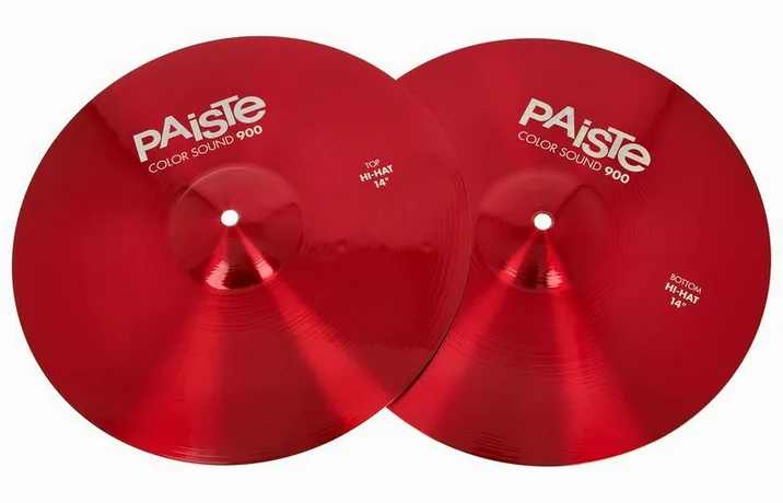 Paiste 14" 900 Color Sound Hi-Hat RD, vista dall'alto, photo 2