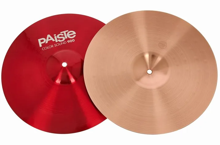 Paiste 14" 900 Color Sound Hi-Hat RD, vista frontale, photo 3