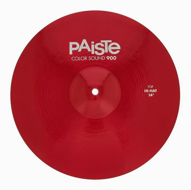 Paiste 14" 900 Color Sound Hi-Hat RD, vista di lato, photo 4