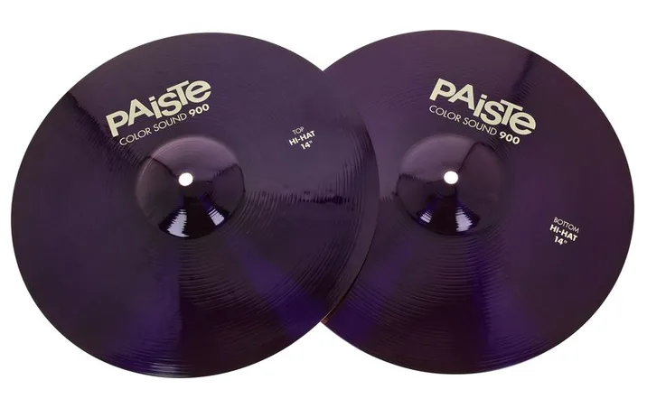 Paiste 14" 900 Colour Sound HH PRP, vista frontale, photo 2