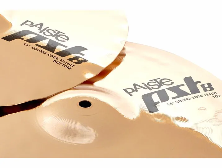 Paiste 14" PST8 Reflector Edge H-H, vista di tre quarti, photo 3