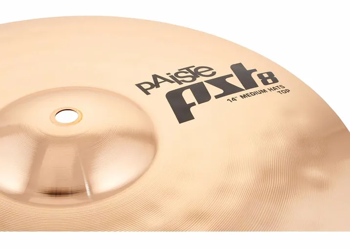Paiste 14" PST8 Reflector Medium H-H, dettaglio ravvicinato, photo 4