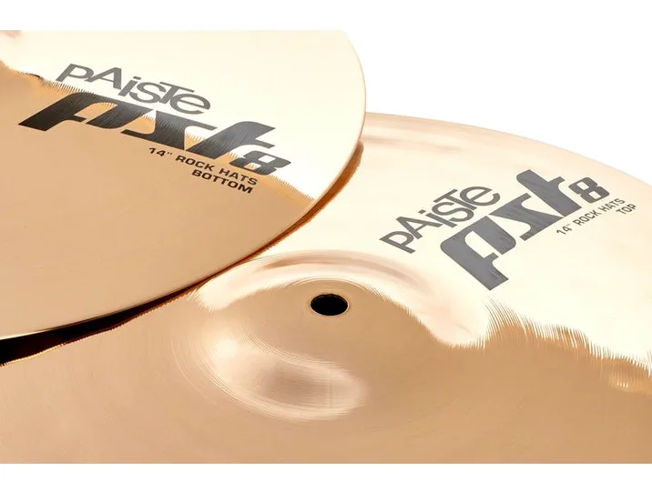 Paiste 14" PST8 Reflector Rock H-H, dettaglio ravvicinato, photo 3