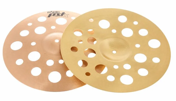 Paiste 14" PSTX Swiss Hats, vista frontale, photo 3