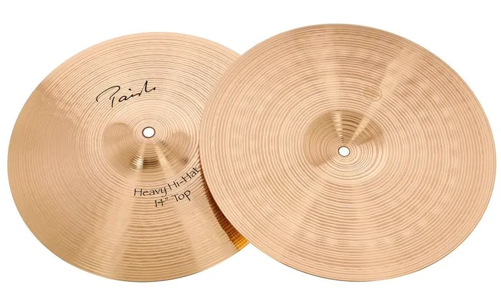 Paiste 14" Signature Heavy Hi-Hat, su sfondo neutro, photo 3