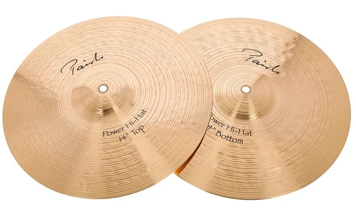 Paiste 14" Signature Power Hi-Hat, dettaglio ravvicinato, photo 2