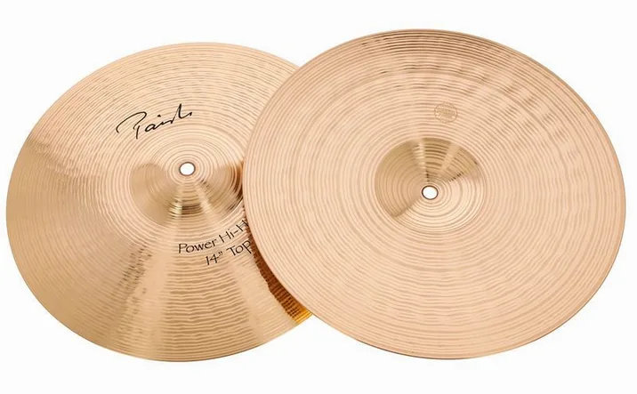 Paiste 14" Signature Power Hi-Hat, vista dall'alto, photo 3