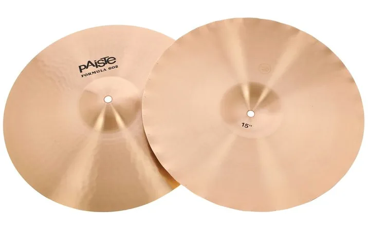 Paiste 15" 602 Sound Edge Hi Hat, vista di lato, photo 2