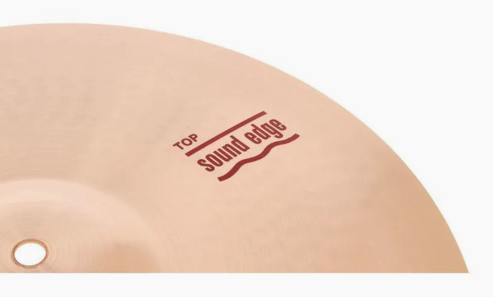 Paiste 15" 602 Sound Edge Hi Hat, vista dall'alto, photo 3