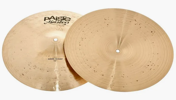 Paiste 15" Masters Dark Hi-Hat, vista dall'alto, photo 3
