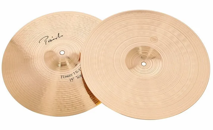 Paiste 15" Signature Power Hi-Hat, dettaglio ravvicinato, photo 3