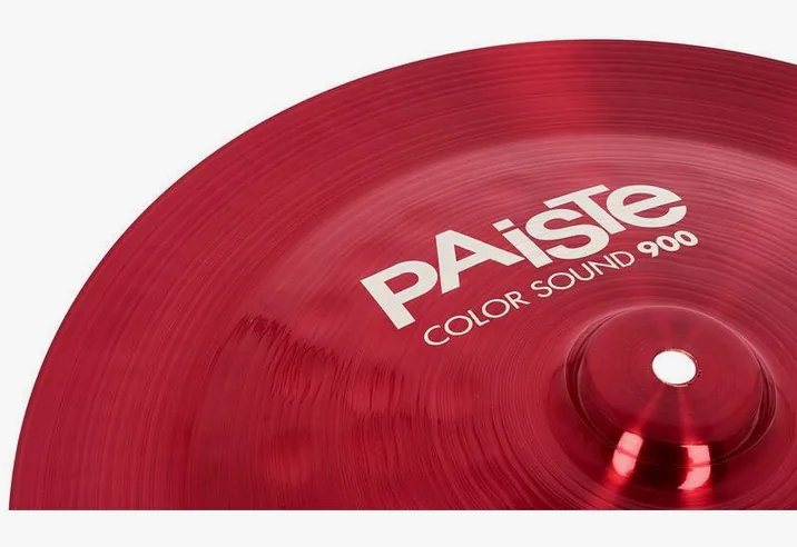 Paiste 16" 900 Color Sound China RED, vista dall'alto, photo 4
