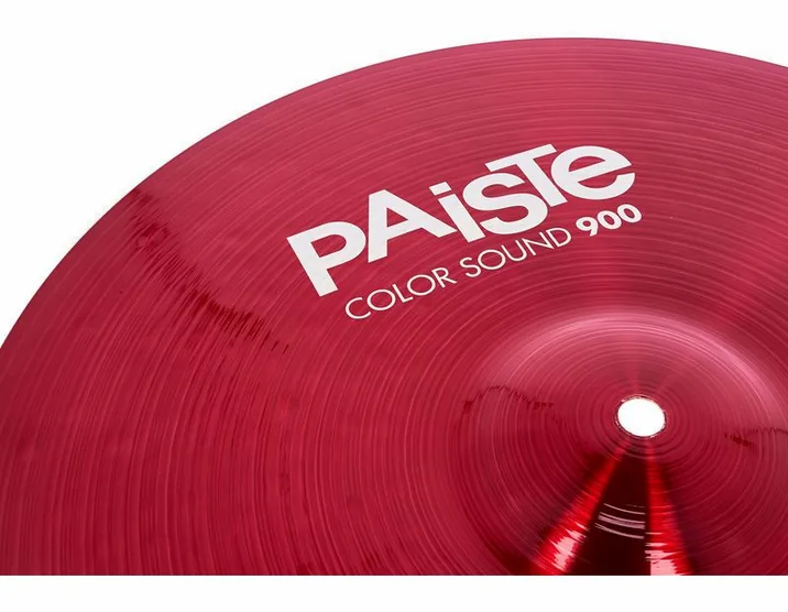 Paiste 16" 900 Color Sound Crash RED, vista di tre quarti, photo 4