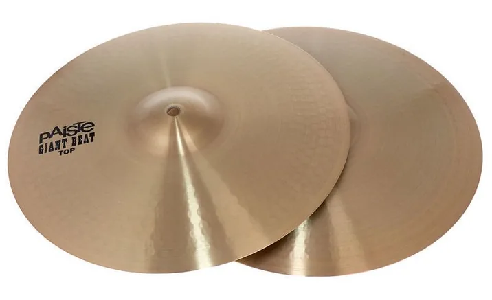 Paiste 16" Giant Beat Hi-Hat, vista frontale, photo 2