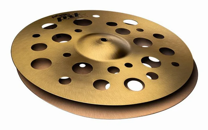 Paiste 16" PSTX Swiss Flanger Stack, dettaglio frontale