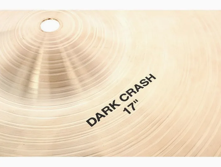 Paiste 17" Masters Dark Crash, su sfondo neutro, photo 4
