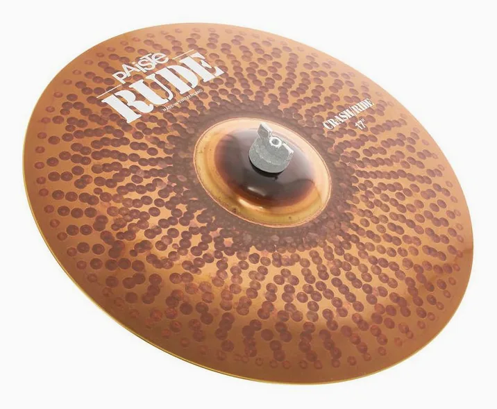 Paiste 17" Rude Crash/Ride, dettaglio frontale