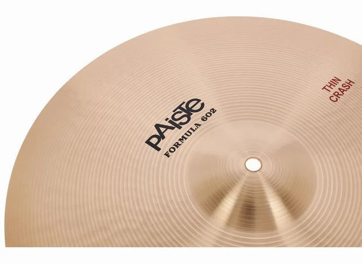 Paiste 17" Thin Crash 602 Series, vista di tre quarti, photo 3