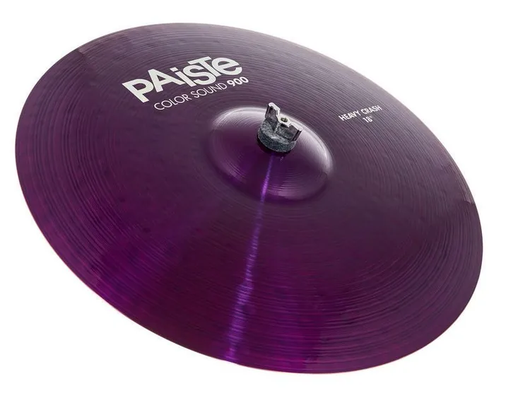 Paiste 18" 900 Color Heavy Crash PRP, di fronte su sfondo neutro