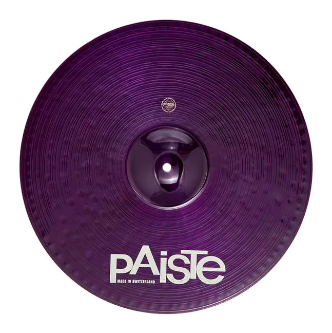 Paiste 18" 900 Color Heavy Crash PRP, vista frontale, photo 2