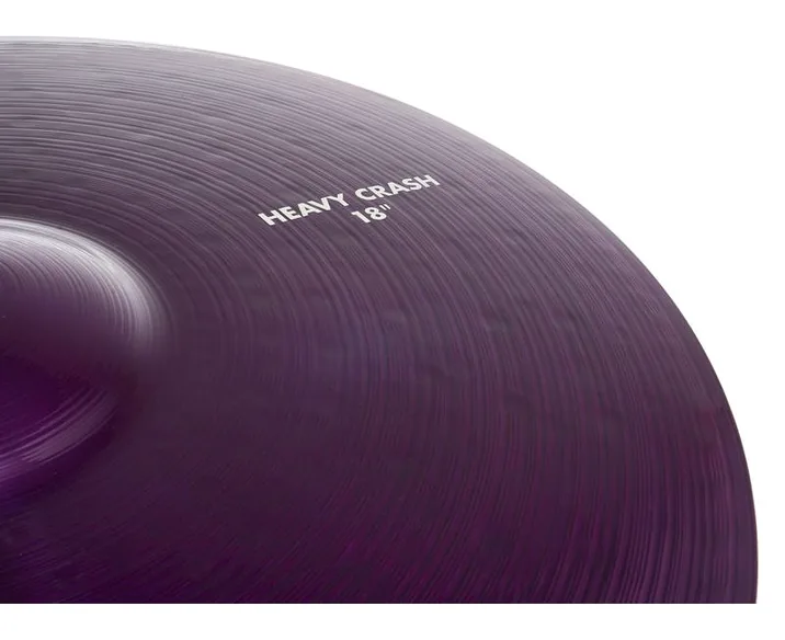 Paiste 18" 900 Color Heavy Crash PRP, vista frontale, photo 4